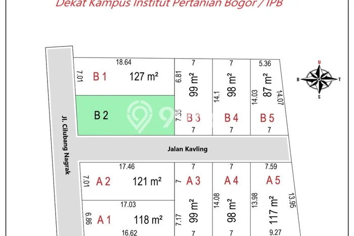 Tanah Dijual di Bogor Seluas 98m2 Strategis Tanah Dijual di Bogor Seluas 98m2 Strategis