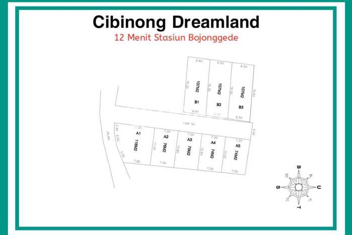 Tanah Komersial Dijual di Cibinong Bogor 116m2 Tanah Komersial Dijual di Cibinong Bogor 116m2