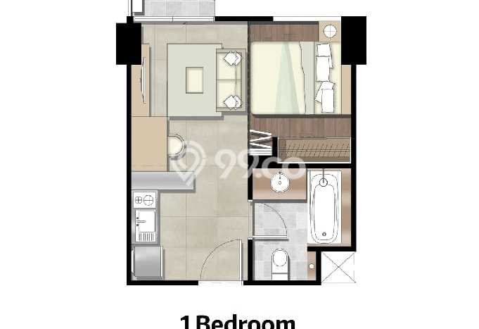 Apartemen Favorit Nyaman Dijual di Bekasi dengan 1 Kamar Tidur Apartemen Favorit Nyaman Dijual di Bekasi dengan 1 Kamar Tidur