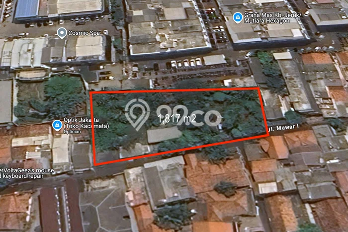 Lahan Dijual Lokasi Kebon Jeruk, Jakarta Barat dengan Luas Tanah 1817m2 dan Status SHM Lahan Dijual Lokasi Kebon Jeruk, Jakarta Barat dengan Luas Tanah 1817m2 dan Status SHM