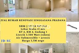 HARGA TERBAIK! Rumah Premium di Singgasana, Luas 187m2m² Bangunan 250m2m² HARGA TERBAIK! Rumah Premium di Singgasana, Luas 187m2m² Bangunan 250m2m²