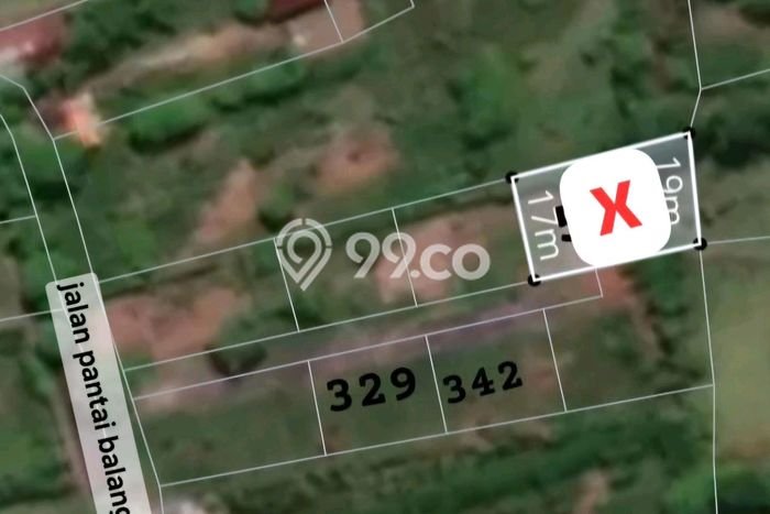 Untuk Dijual Tanah di Badung, Luas 342m2 SHM Untuk Dijual Tanah di Badung, Luas 342m2 SHM