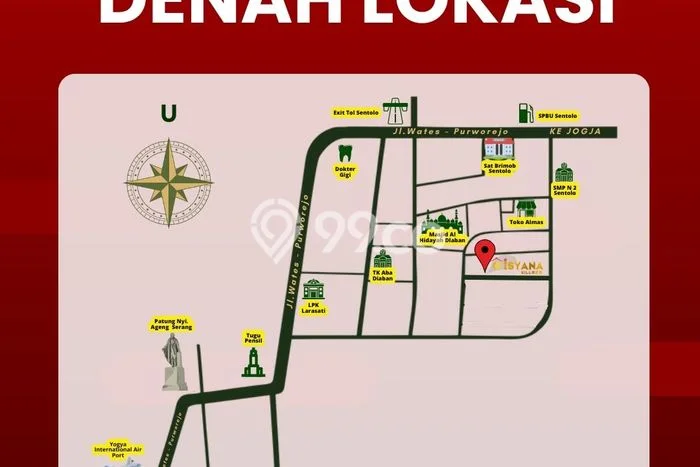 Jual Rumah Murah Meriah Sentolo Punya 2 KT & LT 71m2 Jual Rumah Murah Meriah Sentolo Punya 2 KT & LT 71m2