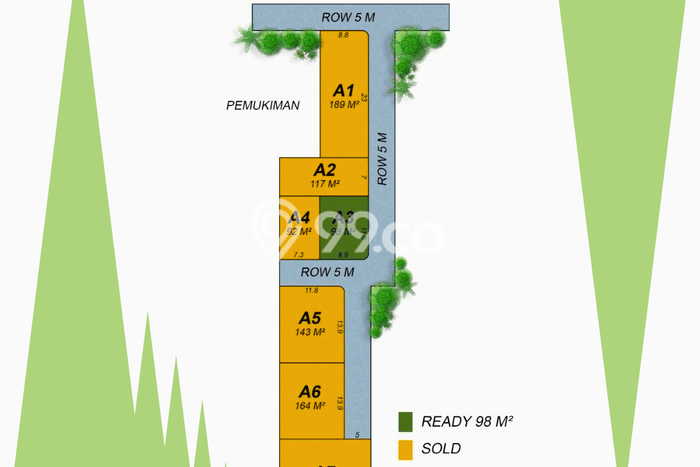 Tanah Siap Bangun Dijual di Yogyakarta Punya Luas 98m2 Tanah Siap Bangun Dijual di Yogyakarta Punya Luas 98m2