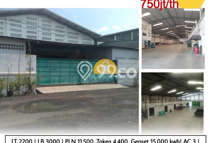 Disewakan Pabrik di Kawasan Ramai Terboyo Luas 3000m2 Disewakan Pabrik di Kawasan Ramai Terboyo Luas 3000m2