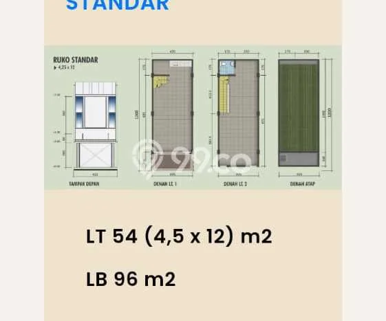 Ruko Dijual di Tangerang LT 54m2 & LB 96m2 Lokasi Terbaik! Ruko Dijual di Tangerang LT 54m2 & LB 96m2 Lokasi Terbaik!