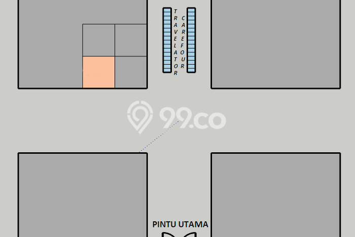 Unit Komersial Dijual di Jakarta Selatan LT 8m2 & LB 2m2 Unit Komersial Dijual di Jakarta Selatan LT 8m2 & LB 2m2