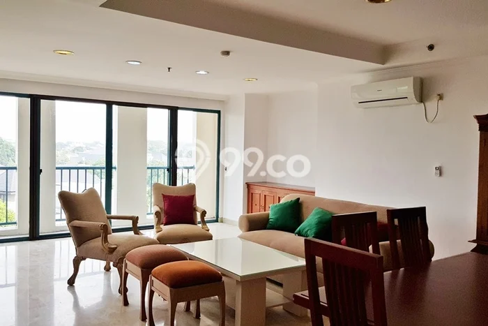 Apartemen Nyaman untuk Disewa, 3 Kamar di Jakarta Selatan Apartemen Nyaman untuk Disewa, 3 Kamar di Jakarta Selatan