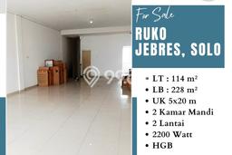Unit Ruko Dijual di Jebres Solo Luas Bangunan 228m2 Unit Ruko Dijual di Jebres Solo Luas Bangunan 228m2