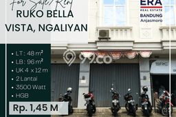Ruko Area Komersial di Ngaliyan, Luas 96m², Siap Operasional Ruko Area Komersial di Ngaliyan, Luas 96m², Siap Operasional