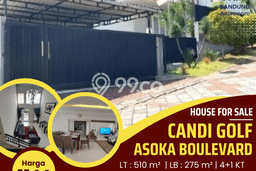 Ready to Use! Luxury House LT 510m2 Desain Modern di Candi Golf Ready to Use! Luxury House LT 510m2 Desain Modern di Candi Golf