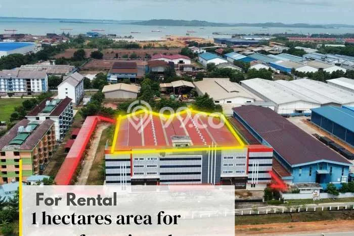 Gudang Area Bisnis Kawasan Kabil, Luas 7040m², Posisi Prima Gudang Area Bisnis Kawasan Kabil, Luas 7040m², Posisi Prima