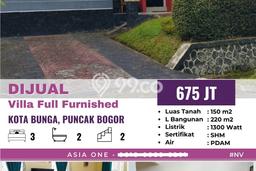 Vila di Cipanas, Ukuran 150m², Akses ke fasilitas umum Vila di Cipanas, Ukuran 150m², Akses ke fasilitas umum