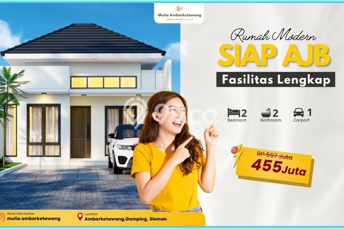 Rumah Nyaman 2 KT LB 40m2 Kondisi Bagus di Sleman Rumah Nyaman 2 KT LB 40m2 Kondisi Bagus di Sleman