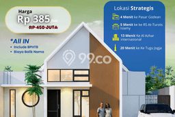 Rumah 3 KT 1 KM LT 120m², Luas Bangunan 36m² di Godean, Sleman Rumah 3 KT 1 KM LT 120m², Luas Bangunan 36m² di Godean, Sleman