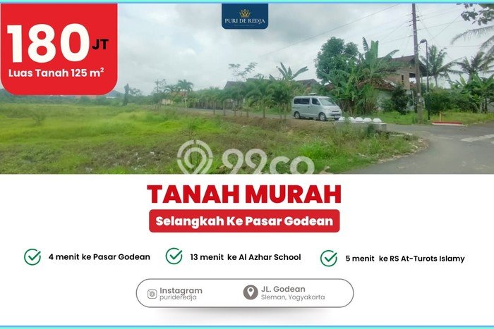 Lahan Kosong Dijual di Condong Catur, Sleman, Luas 236m2 Area Strategis Lahan Kosong Dijual di Condong Catur, Sleman, Luas 236m2 Area Strategis