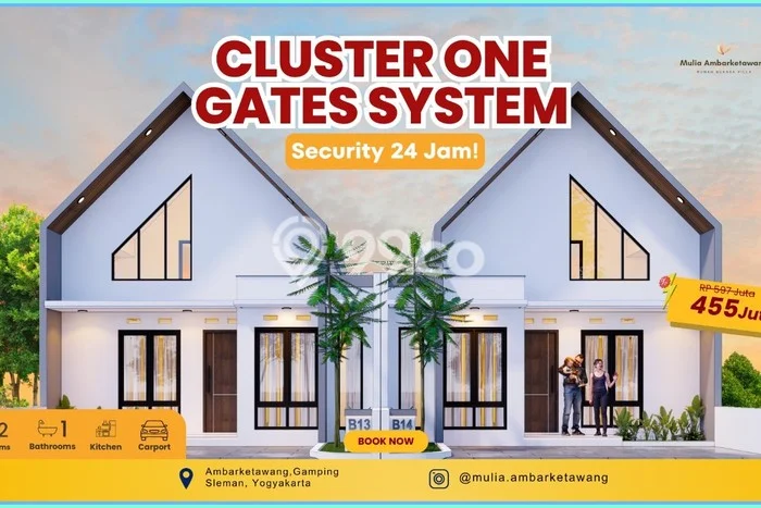 Rumah Minimalis LB/LT 40m2/79m2 Dijual di Sleman, Yogyakarta Rumah Minimalis LB/LT 40m2/79m2 Dijual di Sleman, Yogyakarta