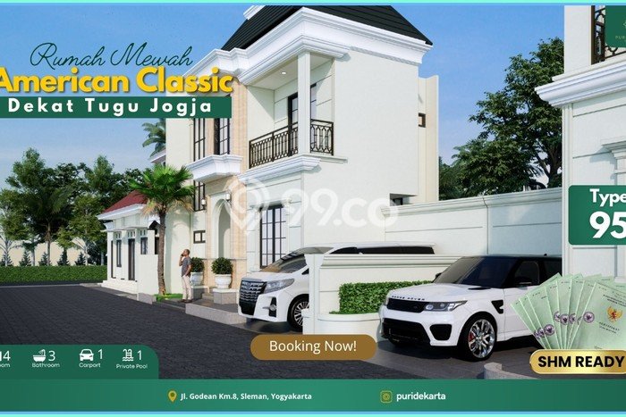 Rumah Mewah dengan 4 Kamar Tidur di Kawasan Elite Godean, Sleman Rumah Mewah dengan 4 Kamar Tidur di Kawasan Elite Godean, Sleman