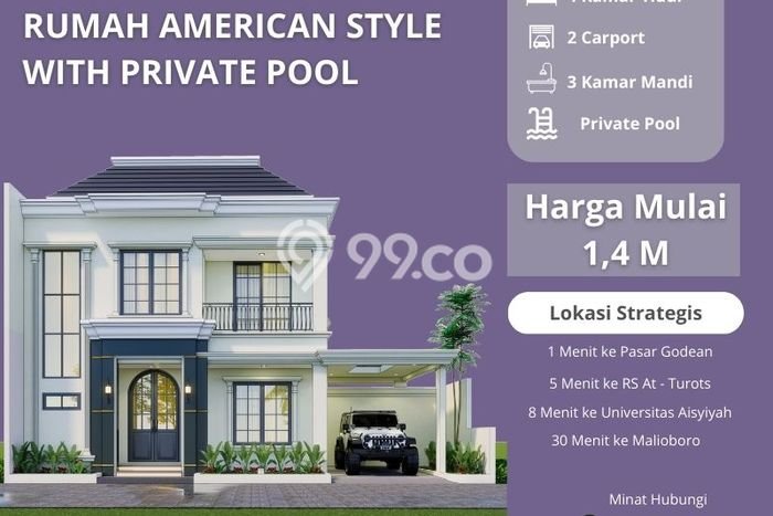 Rumah Berkualitas 4 Kamar Tidur dan 4 Kamar Mandi di Lokasi Strategis Umbulharjo, Yogyakarta Rumah Berkualitas 4 Kamar Tidur dan 4 Kamar Mandi di Lokasi Strategis Umbulharjo, Yogyakarta