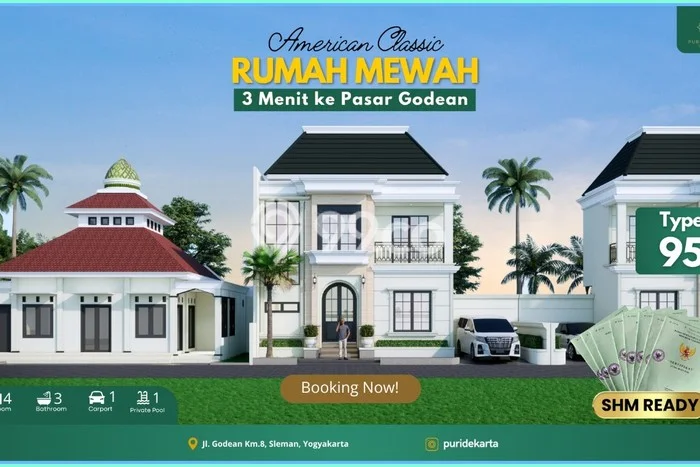 Rumah Modern 4 KT di Sleman Yogyakarta Unfurnished Rumah Modern 4 KT di Sleman Yogyakarta Unfurnished