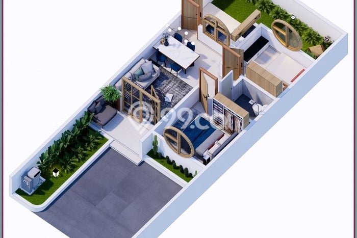 Rumah Modern Minimalis 2 Kamar Bisa Langsung Pindah di Wirobrajan Rumah Modern Minimalis 2 Kamar Bisa Langsung Pindah di Wirobrajan