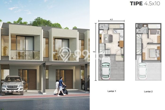 Rumah Minimalis 2 Kamar LT 45m2 di Pantai Indah Kapuk Rumah Minimalis 2 Kamar LT 45m2 di Pantai Indah Kapuk