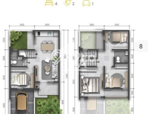 Sewa Rumah Harga Terjangkau di Summarecon Crown Gading Bekasi Punya 4 KT Sewa Rumah Harga Terjangkau di Summarecon Crown Gading Bekasi Punya 4 KT
