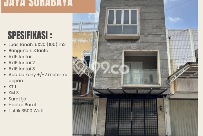 Ruko Paling Dicari LB 235m2 Dijual di Wonokromo Ruko Paling Dicari LB 235m2 Dijual di Wonokromo