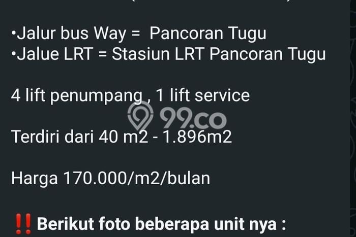 Unit Komersial Disewakan di Jakarta Selatan Kawasan Strategis Harga Kompetitif Unit Komersial Disewakan di Jakarta Selatan Kawasan Strategis Harga Kompetitif