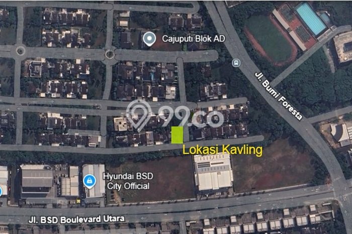 Tanah di BSD, Tangerang Selatan Luas 425m2 Dijual Segera Tanah di BSD, Tangerang Selatan Luas 425m2 Dijual Segera