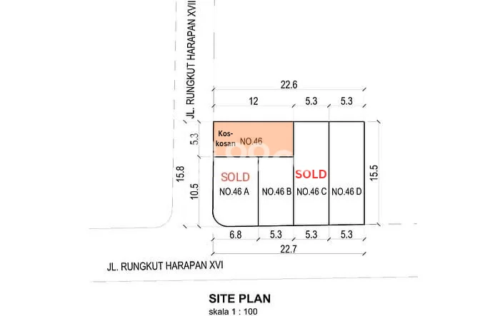 Dijual Kost di Kawasan Rungkut, Surabaya, Spesifikasi 7 KT, 7 KM, 97m2 Dijual Kost di Kawasan Rungkut, Surabaya, Spesifikasi 7 KT, 7 KM, 97m2