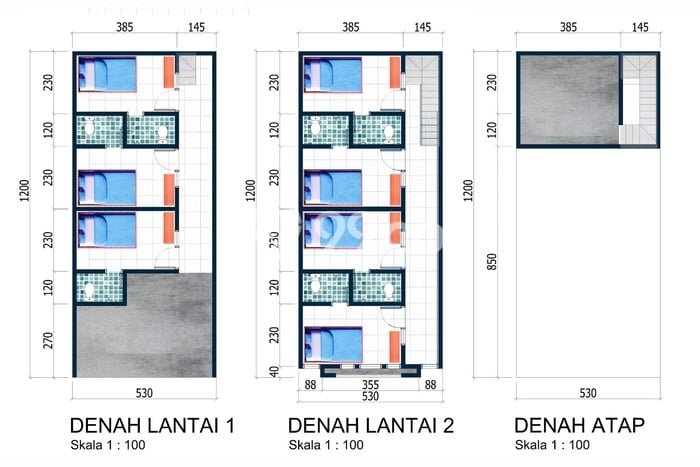 Dijual Kost di Kawasan Rungkut, Surabaya, Spesifikasi 7 KT, 7 KM, 97m2 Dijual Kost di Kawasan Rungkut, Surabaya, Spesifikasi 7 KT, 7 KM, 97m2