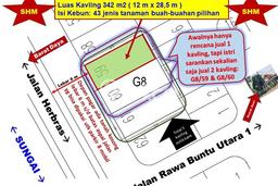 Dijual Tanah Lokasi BSD, Tangerang Seluas 342m2 Dijual Tanah Lokasi BSD, Tangerang Seluas 342m2