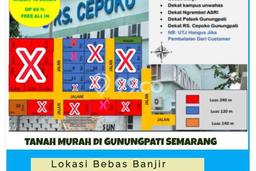 Lahan Dijual Lokasi Gunung Pati, Semarang dengan Luas Tanah 120m2 dan Status - Lahan Dijual Lokasi Gunung Pati, Semarang dengan Luas Tanah 120m2 dan Status -
