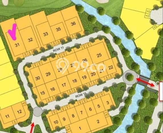 Lahan Kosong Dijual di Surabaya dengan Area 1074m2 Lahan Kosong Dijual di Surabaya dengan Area 1074m2