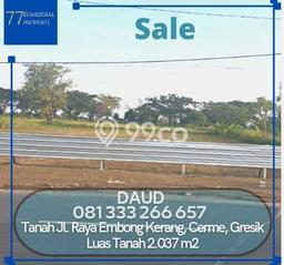 Lahan untuk Dijual Lokasi Cerme, Gresik Luas 2037m2 SHM Lahan untuk Dijual Lokasi Cerme, Gresik Luas 2037m2 SHM