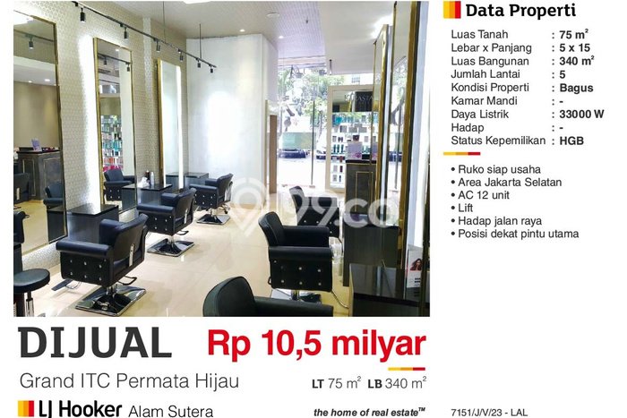 Ruko Dijual di Jakarta Selatan LT 75m2 & LB 340m2 Lokasi Terbaik! Ruko Dijual di Jakarta Selatan LT 75m2 & LB 340m2 Lokasi Terbaik!
