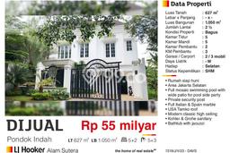 Dijual Rumah Mewah Elegan Dengan View Cantik di Pondok Indah, Jakarta Selatan Dijual Rumah Mewah Elegan Dengan View Cantik di Pondok Indah, Jakarta Selatan