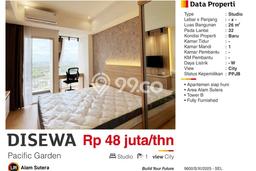 PRIME UNIT! Apartemen di , 1 KM, Luas 26m2m², Strategic Location PRIME UNIT! Apartemen di , 1 KM, Luas 26m2m², Strategic Location