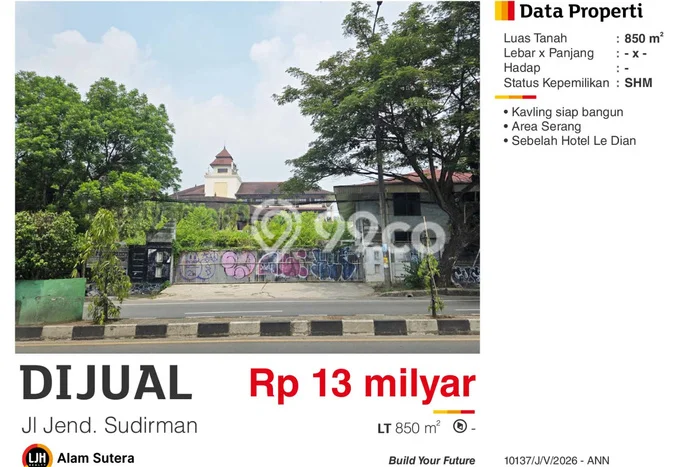 Lahan Dijual Lokasi Strategis di Jakarta Selatan dengan Luas 850m2 Lahan Dijual Lokasi Strategis di Jakarta Selatan dengan Luas 850m2