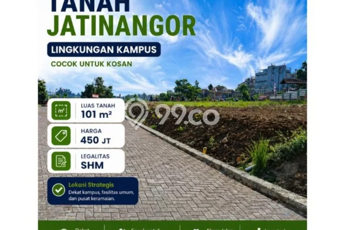 Tanah Kavling di Jatinangor Dijual dengan Luas 101m2 Tanah Kavling di Jatinangor Dijual dengan Luas 101m2