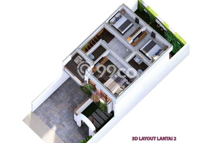 Rumah Minimalis 3 KT di Renon Denpasar Semi Furnished Rumah Minimalis 3 KT di Renon Denpasar Semi Furnished
