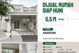 Rumah Mewah LB 159m2 Siap Huni Desain Elegan di Podomoro Park Bandung, Bandung Rumah Mewah LB 159m2 Siap Huni Desain Elegan di Podomoro Park Bandung, Bandung