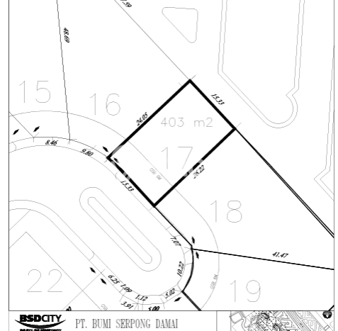 Kavling Tanah Dijual di BSD Tangerang Selatan Spesifikasi 403m2 Kavling Tanah Dijual di BSD Tangerang Selatan Spesifikasi 403m2