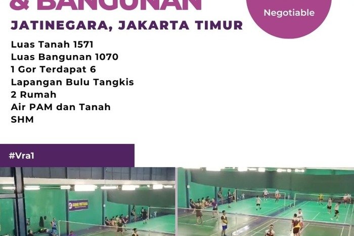 Unit Komersial Dijual di Jatinegara Jakarta Timur 1070m2 Unit Komersial Dijual di Jatinegara Jakarta Timur 1070m2