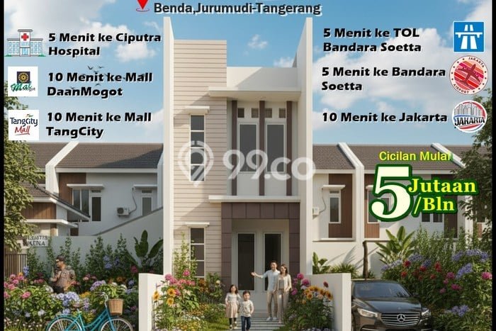 Jual Rumah Minimalis Bagus Punya 2 KT di Benda Tangerang SHM Jual Rumah Minimalis Bagus Punya 2 KT di Benda Tangerang SHM