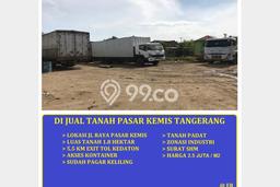 Tanah Dijual Lokasi Strategis di Tangerang dengan Luas 18000m2 Tanah Dijual Lokasi Strategis di Tangerang dengan Luas 18000m2
