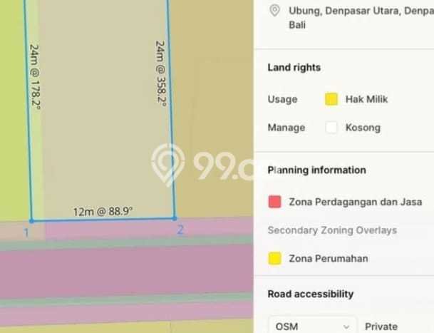 Tanah di Denpasar Utara, Denpasar Luas 300m2 Dijual Segera Tanah di Denpasar Utara, Denpasar Luas 300m2 Dijual Segera