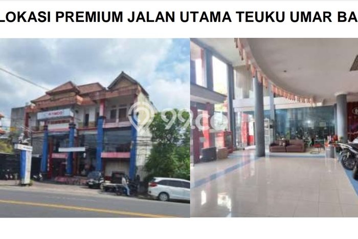 Jual Ruko di Pemecutan Kelod, Luas 907m², Area Bisnis Jual Ruko di Pemecutan Kelod, Luas 907m², Area Bisnis