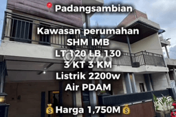 Rumah Strategis Minimalis Lb 170m2 di Denpasar Barat, Denpasar Rumah Strategis Minimalis Lb 170m2 di Denpasar Barat, Denpasar